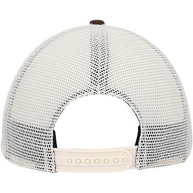 Men's '47 Brown/White Cleveland Browns Interlude MVP Trucker Snapback Hat