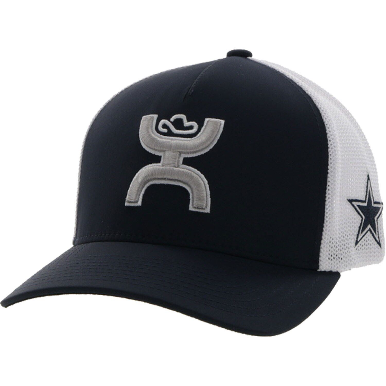 Men's Dallas Cowboys Black Total Tonal Star Flex Hat