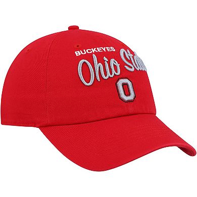 Women's '47 Scarlet Ohio State Buckeyes Phoebe Clean Up Adjustable Hat
