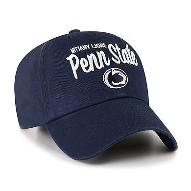 Women's '47 Navy Penn State Nittany Lions Phoebe Clean Up Adjustable Hat