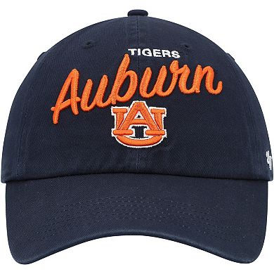 Women's '47 Navy Auburn Tigers Phoebe Clean Up Adjustable Hat