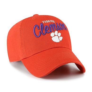 Women's '47 Orange Clemson Tigers Phoebe Clean Up Adjustable Hat