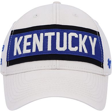 Men's '47 Cream Kentucky Wildcats Crossroad MVP Adjustable Hat