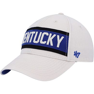 Men's '47 Cream Kentucky Wildcats Crossroad MVP Adjustable Hat