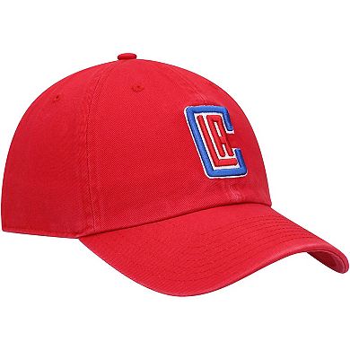 Men's '47 Red LA Clippers Team Clean Up Adjustable Hat