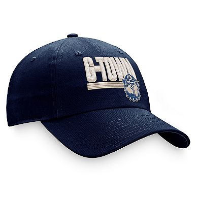Men's Top of the World Navy Georgetown Hoyas Slice Adjustable Hat