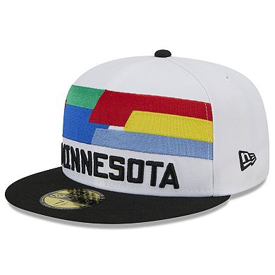 Men's New Era  White Minnesota Timberwolves 2022/23 City Edition Official 59FIFTY Fitted Hat