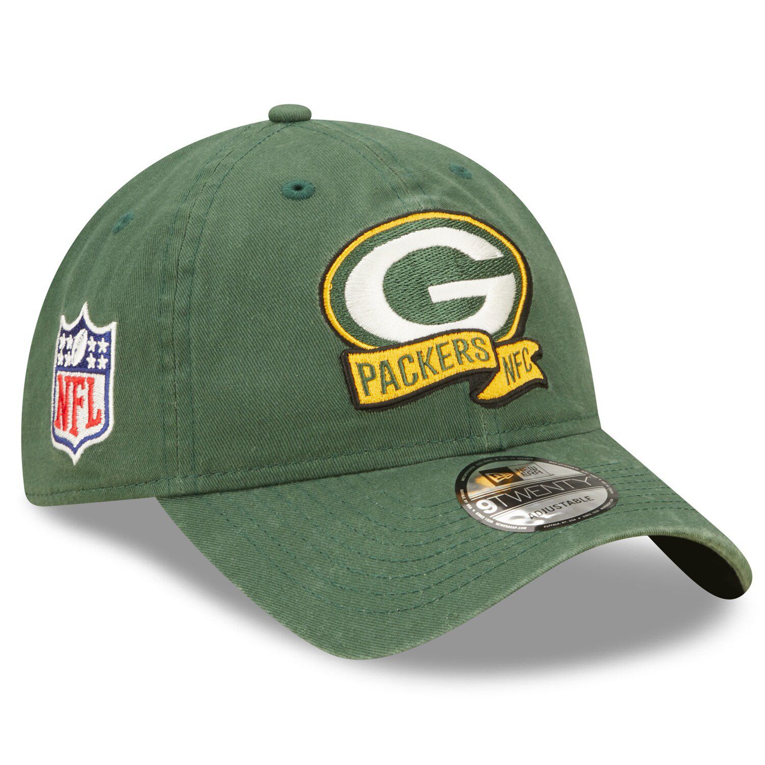 Men's '47 Green Green Bay Packers Crosstown Clean Up Adjustable Hat