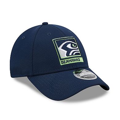 Men's New Era College Navy Seattle Seahawks Framed AF 9FORTY Snapback Hat