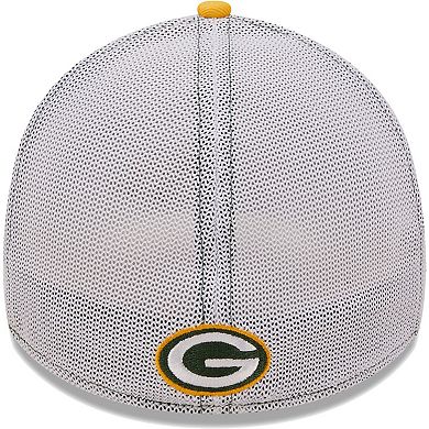 Men's New Era Green/Gold Green Bay Packers Team Banded 39THIRTY Flex Hat
