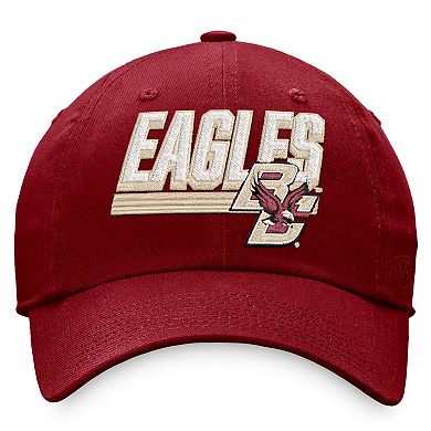 Men's Top of the World Maroon Boston College Eagles Slice Adjustable Hat