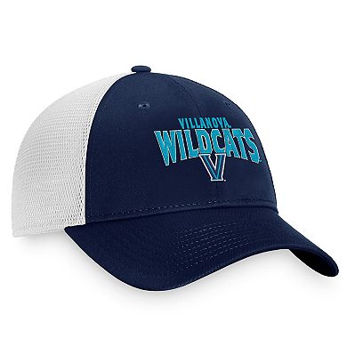 Men's Top of the World Navy/White Villanova Wildcats Breakout Trucker Snapback Hat