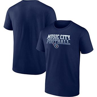 Men's Fanatics Branded Navy Tennessee Titans Heavy Hitter T-Shirt