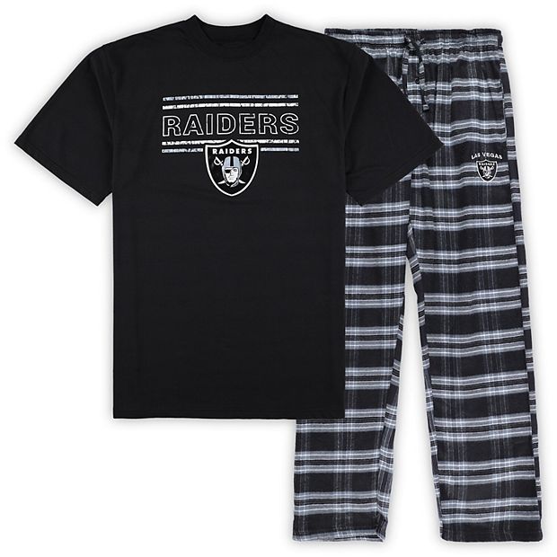 Las Vegas Raiders Concepts Sport Big & Tall T-Shirt and Shorts Set