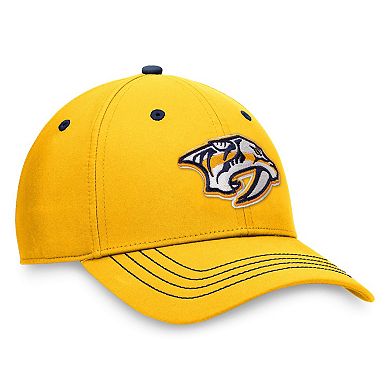 Men's Fanatics Branded Gold Nashville Predators Authentic Pro Rink Flex Hat