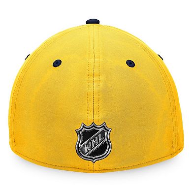 Men's Fanatics Branded Gold Nashville Predators Authentic Pro Rink Flex Hat