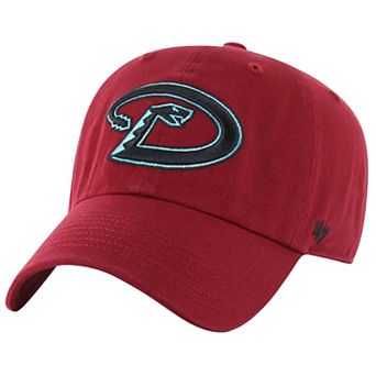 Men's '47 Red Arizona Diamondbacks Clean Up Adjustable Hat