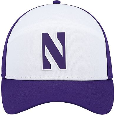 Men's Under Armour White Northwestern Wildcats Laser Performance Snapback Hat