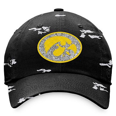 Women's Top of the World Black Iowa Hawkeyes OHT Military Appreciation Betty Adjustable Hat