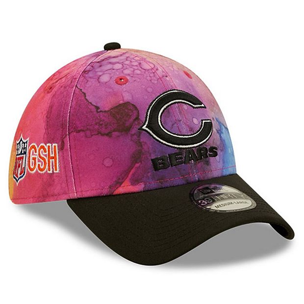 Men's New Era Pink/Black Chicago Bears 2022 NFL Crucial Catch 39THIRTY Flex  Hat