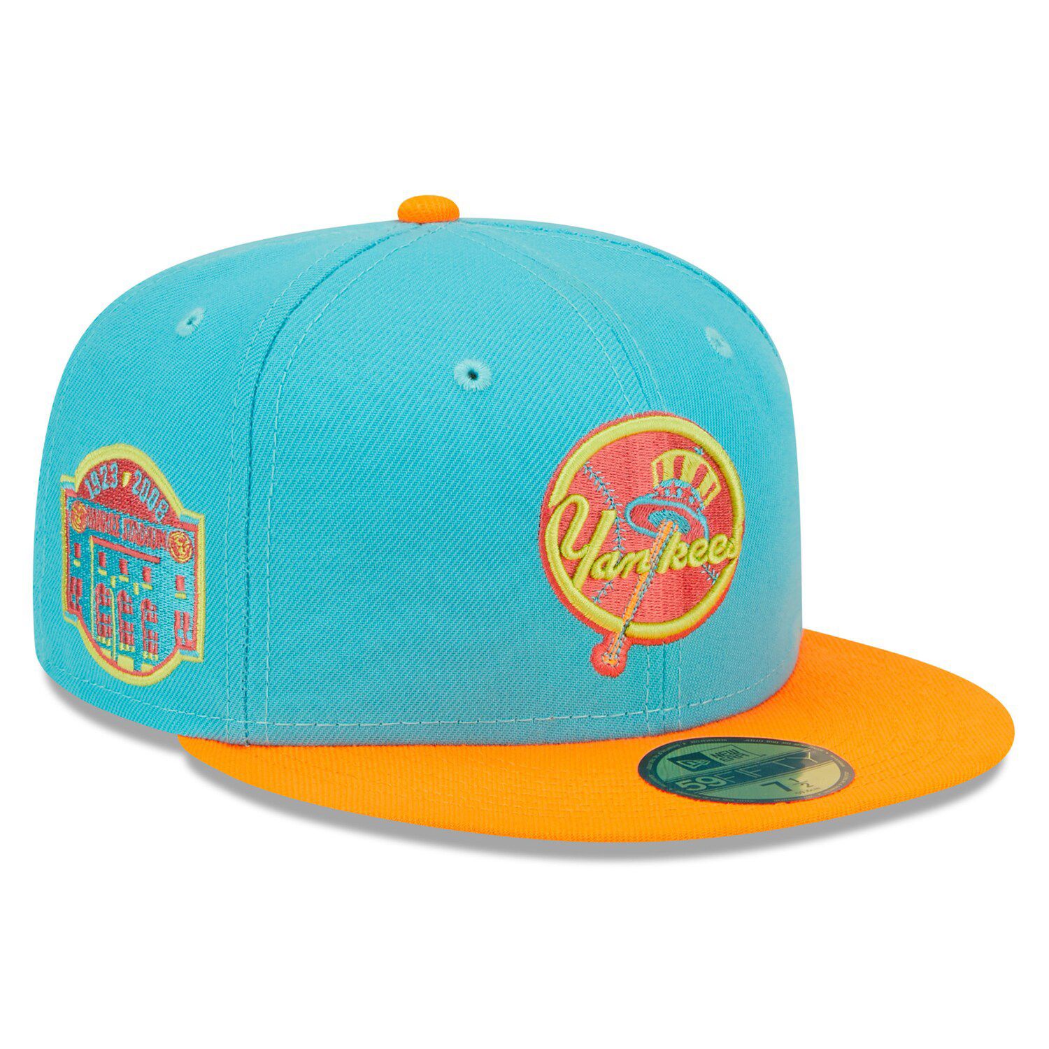 San Francisco 49ers New Era Color Pack Brights 59FIFTY Fitted Hat - Light  Blue