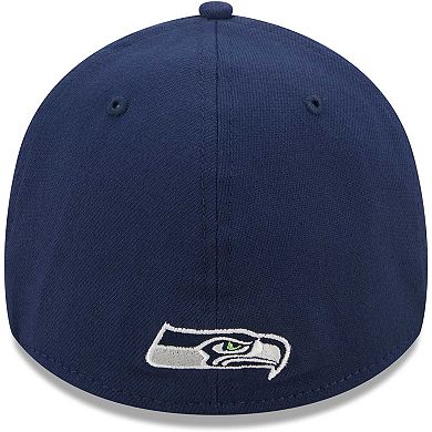 Men's New Era College Navy Seattle Seahawks 12 North Collection 39THIRTY Flex Hat