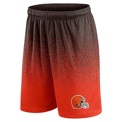 Men's Fanatics Branded Brown/Orange Cleveland Browns Ombre Shorts