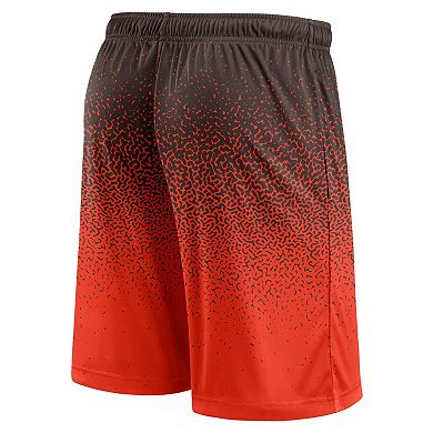Men's Fanatics Branded Brown/Orange Cleveland Browns Ombre Shorts