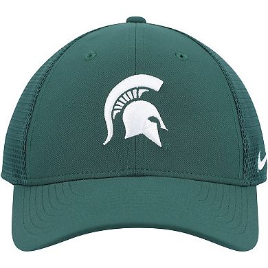 Men's Nike Green Michigan State Spartans Legacy91 Meshback Swoosh Performance Flex Hat
