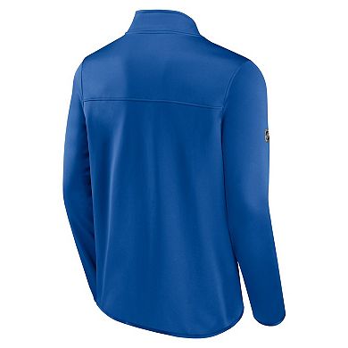 Men's Fanatics Branded Royal New York Islanders Authentic Pro Rink Fleece Full-Zip Jacket