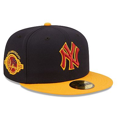 Men's New Era Navy/Gold New York Yankees Primary Logo 59FIFTY Fitted Hat