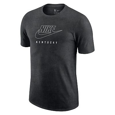 Men s Nike Charcoal Kentucky Wildcats Washed Max90 T Shirt