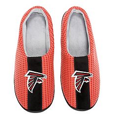 Atlanta Falcons Women's Colorblock Script Big Logo Slippers