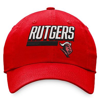 Men's Top of the World Scarlet Rutgers Scarlet Knights Slice Adjustable Hat