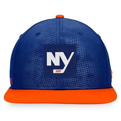 Men's Fanatics Branded Royal/Orange New York Islanders Authentic Pro Alternate Logo Snapback Hat