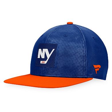 Men's Fanatics Branded Royal/Orange New York Islanders Authentic Pro Alternate Logo Snapback Hat