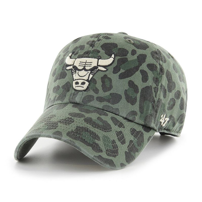 Womens 47 Green Chicago Bulls Bagheera Clean Up Adjustable Hat