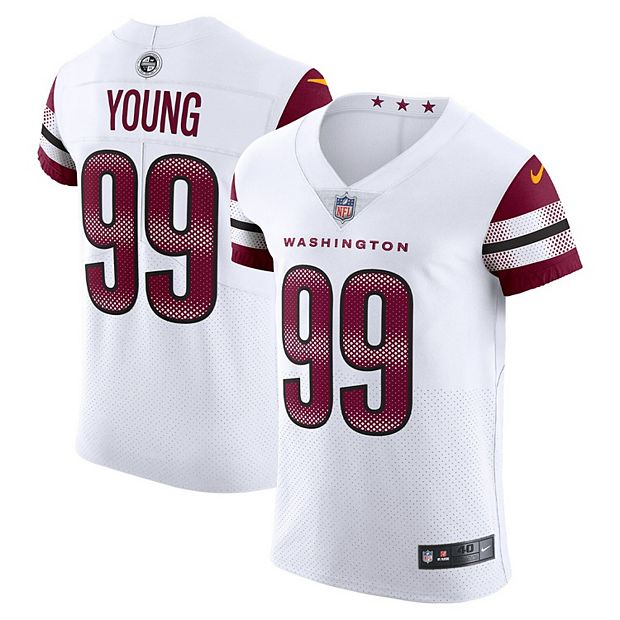 Men's Nike Chase Young White Washington Commanders Vapor Elite Jersey