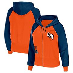 NFL Chicago Bears Girls' Crop Hooded Sweatshirt - S