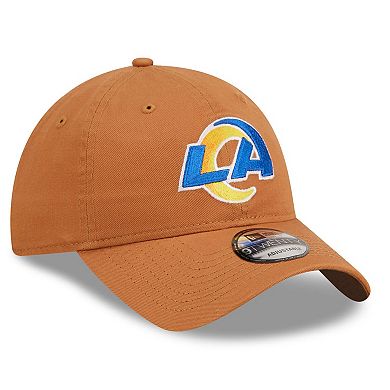 Men's New Era Brown Los Angeles Rams Core Classic 2.0 9TWENTY Adjustable Hat
