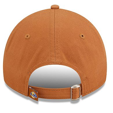 Men's New Era Brown Los Angeles Rams Core Classic 2.0 9TWENTY Adjustable Hat