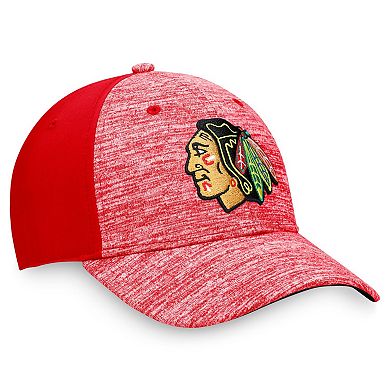 Men's Fanatics Branded Red Chicago Blackhawks Defender Flex Hat