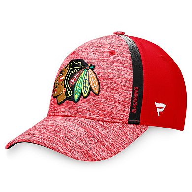 Men's Fanatics Branded Red Chicago Blackhawks Defender Flex Hat