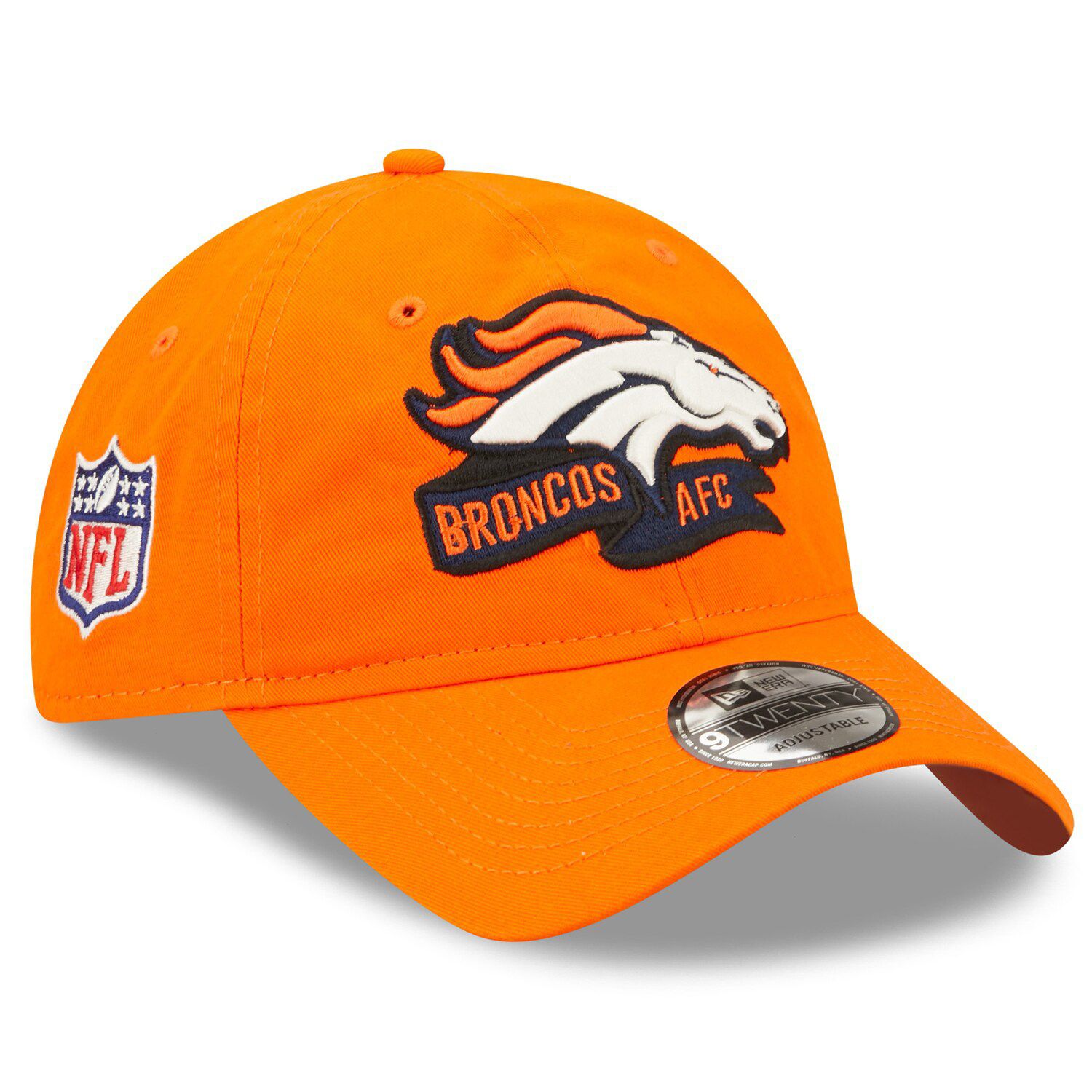 Denver Broncos Beanie New Era 2020 NFL Sideline Official Sport Pom