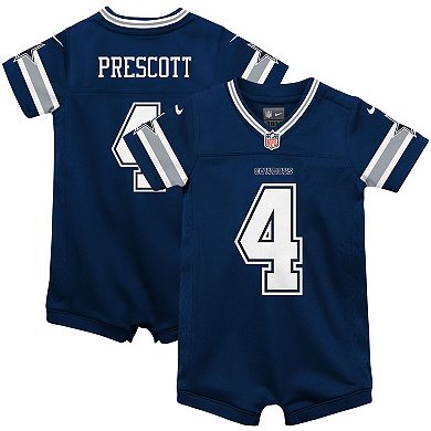 Infant Nike Dak Prescott Navy Dallas Cowboys Game Jersey Romper