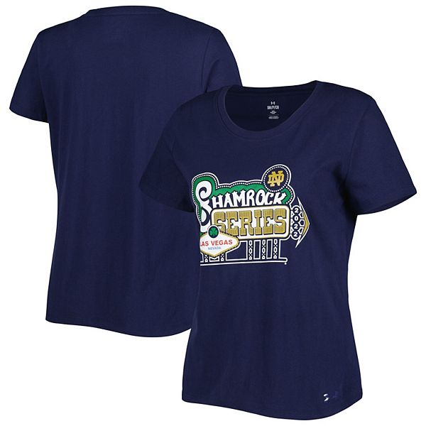 Womens Under Armour Navy Notre Dame Fighting Irish 2022 Shamrock