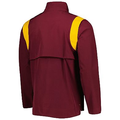 Men's Nike Maroon Minnesota Golden Gophers 2022 Coaches Sideline Quarter-Zip Top