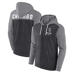 Men's Chicago White Sox Black Jersey Muscle Sleeveless Pullover Hoodie