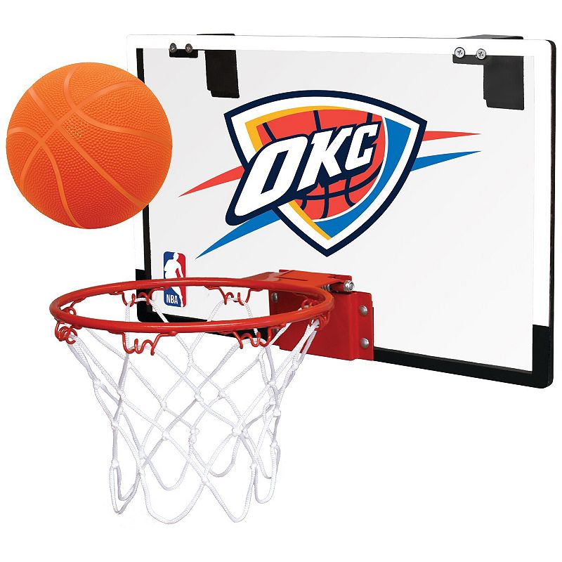 Rawlings Oklahoma City Thunder NBA Polycarbonate Hoop Set, Multicolor