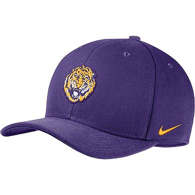 Men's Nike Purple LSU Tigers Classic99 Swoosh Performance Flex Hat